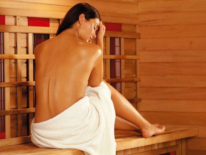 A sauna acelera o proceso de perda de peso