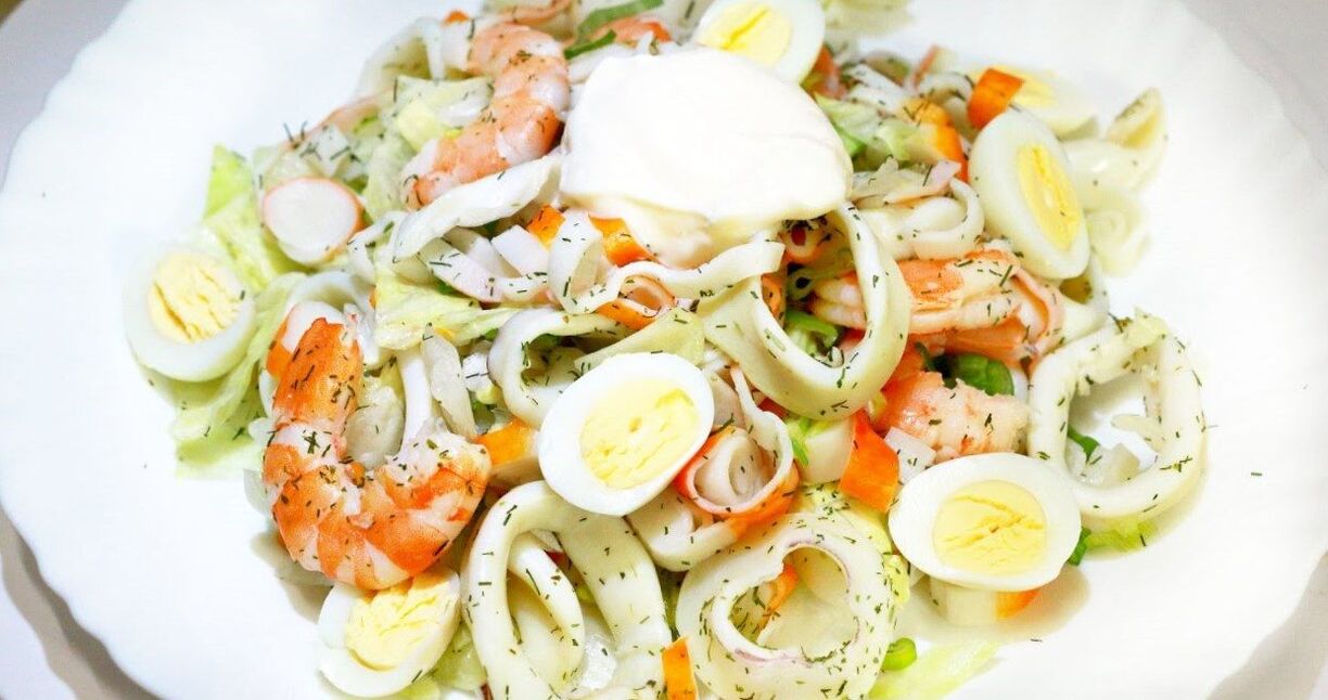 Prato de luras nunha dieta proteica